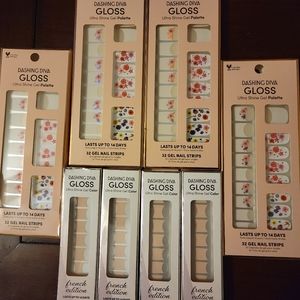 NEW Dashing Diva Gloss Nail Strips - 8 packs